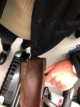 「ダニエルウェリントン」｜「アイテム（ダウンジャケット/コート）」を使った、m@tsuさん（メンズ・172cm）の冬コーディネート