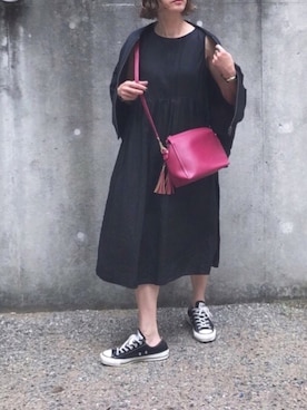 「URBAN RESEARCH Sonny Label（アーバンリサーチサニーレーベル）のアイテム（ブルゾン）」を使った、あさひさん（レディース・161cm）の夏コーディネート
