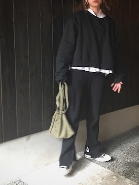 「Scye（サイ）のアイテム」を使った、あさひさん（レディース・161cm）の冬コーディネート