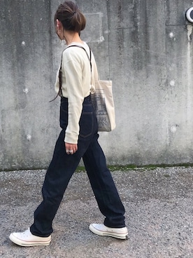 「CONVERSE（コンバース）のConverse 1970s Chuck Taylor All Star Canvas Sneakers（スニーカー）」を使った、あさひさん（レディース・161cm）の秋コーディネート