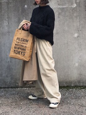 あさひさん（レディース・161cm）の冬コーディネート