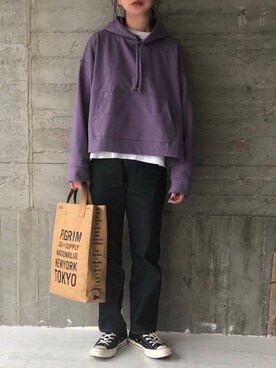 「MADISON BLUE（マディソンブルー）のアイテム（バッグ）」を使った、あさひさん（レディース・161cm）の冬コーディネート