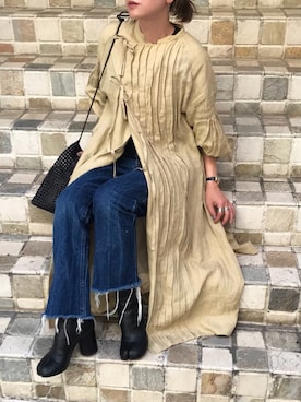 「UNITED ARROWS（ユナイテッドアローズ）のアイテム（その他アウター）」を使った、あさひさん（レディース・161cm）の秋コーディネート