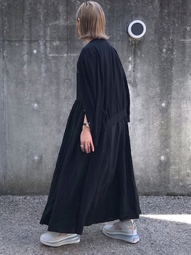 「JOHN SMEDLEY（ジョンスメドレー）のアイテム（トップス）」を使った、あさひさん（レディース・161cm）の秋コーディネート