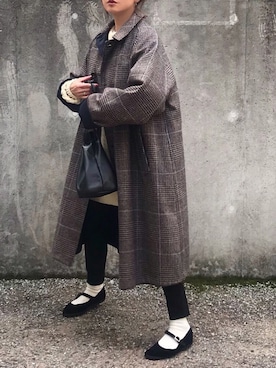 「カンフーシューズ」｜あさひさん（レディース・161cm）の冬コーディネート