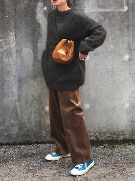 Plage - Plage ワイドリブクルーネックプルオーバー STYLING.｜4月入荷する再入荷アイテムで、春スタイル。｜Plage