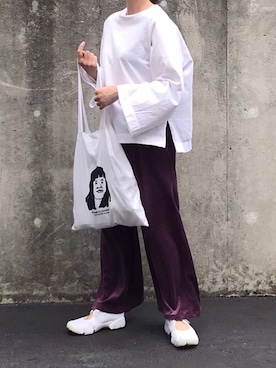 「manonfripes（マノンフリップ）のアイテム」を使った、あさひさん（レディース・161cm）の春コーディネート