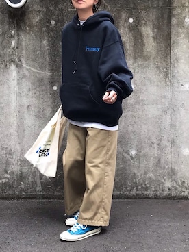 パーカー のレディース人気ファッションコーディネート Wear