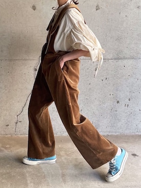 「manonfripes（マノンフリップ）のアイテム」を使った、あさひさん（レディース・161cm）の春コーディネート