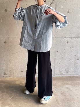 「manonfripes（マノンフリップ）のアイテム」を使った、あさひさん（レディース・161cm）の春コーディネート
