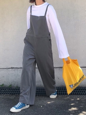 「JANTZEN（ジャンセン）のアイテム」を使った、あさひさん（レディース・161cm）の夏コーディネート