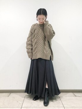 ochiさん(レディース・156cm)の冬コーディネート