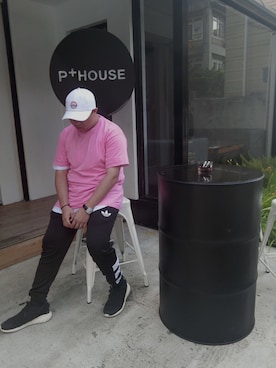 「BALL（ボール）のアイテム」を使った、李亮毅さん（メンズ・168cm）の冬コーディネート