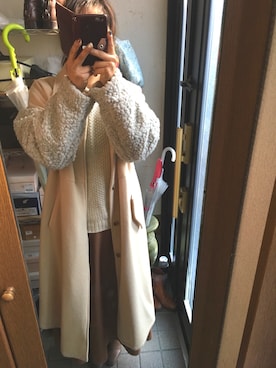 「LUCA/LADY LUCK LUCA（ルカ/レディラックルカ）のアイテム（その他アウター）」を使った、milkyさん（レディース・155cm）の春コーディネート