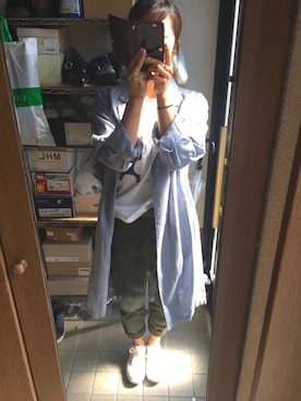 「LUCA/LADY LUCK LUCA（ルカ/レディラックルカ）のアイテム（その他アウター）」を使った、milkyさん（レディース・155cm）の春コーディネート
