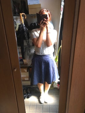 「parkes（パークス）のアイテム」を使った、milkyさん（レディース・155cm）の夏コーディネート