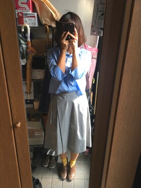 「秋のブラウンスタイル」｜「アイテム（ブーティ）」を使った、milkyさん（レディース・155cm）の秋コーディネート
