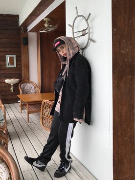 「blazer」｜「アイテム（帽子）」を使った、wear_annさん（レディース・170cm）の秋コーディネート