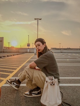 「REPUTATION（レピュテーション）のアイテム」を使った、wear_annさん（レディース・170cm）の秋コーディネート