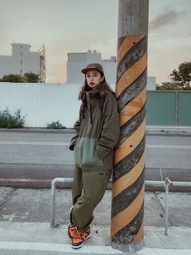 「REPUTATION（レピュテーション）のアイテム」を使った、wear_annさん（レディース・170cm）の春コーディネート