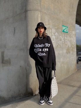 「AES（エーイーエス）のアイテム」を使った、wear_annさん（レディース・170cm）の冬コーディネート