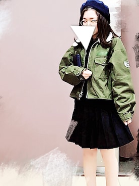 HIGANOさん（レディース・154cm）の冬コーディネート