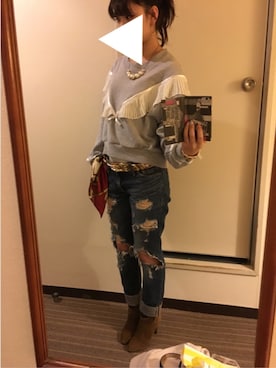 HIGANOさん（レディース・154cm）の冬コーディネート