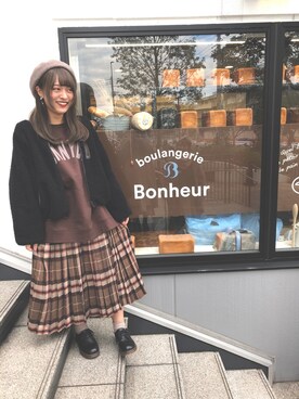 R i c eさん（レディース・153cm）の冬コーディネート