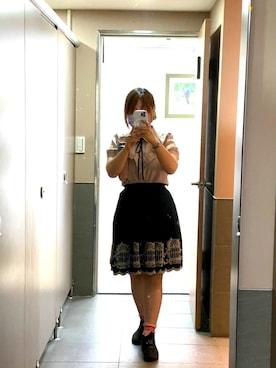 「bye bye（バイバイ）のアイテム」を使った、Mico🇹🇼さん（レディース・154cm）の春コーディネート