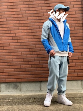 「Subciety（サブサエティ）のアイテム（帽子）」を使った、禁酒中の人さん（メンズ・163cm）の冬コーディネート