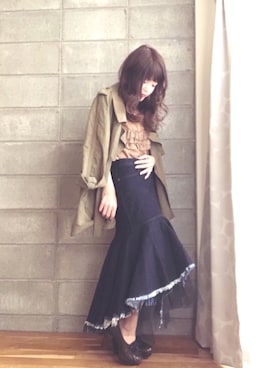 「CORTES WORKS（コルテスワークス）のアイテム」を使った、Dressyu.さん（レディース・148cm）の春コーディネート