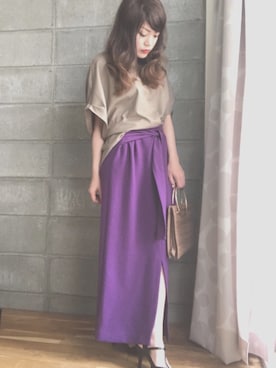 「vin(ヴィン)のアイテム」を使った、Dressyu.さん(レディース・148cm)の夏コーディネート