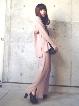 「FRYE（フライ）のアイテム」を使った、Dressyu.さん（レディース・148cm）の冬コーディネート