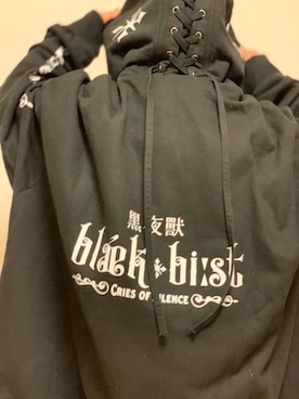 「"blˈæk★bíːst"」｜まぁ坊さん（メンズ・178cm）の秋コーディネート