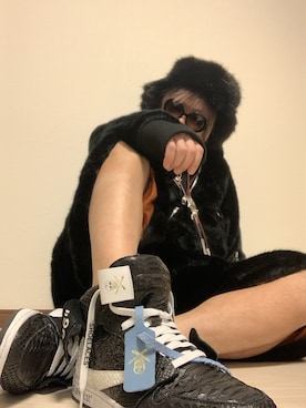 「Cody Sanderson」｜「アイテム（MA-1）」を使った、まぁ坊さん（メンズ・178cm）の冬コーディネート