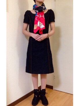 Prada プラダ のワンピースを使った人気ファッションコーディネート Wear