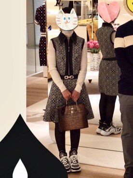 Louis Vuitton ルイヴィトン のワンピース ドレスを使った人気ファッションコーディネート 季節 9月 11月 Wear
