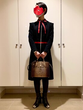 Gucci グッチ のワンピース ブラック系 を使ったレディース人気ファッションコーディネート Wear