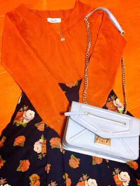 あーみんさん（レディース・166cm）の秋コーディネート