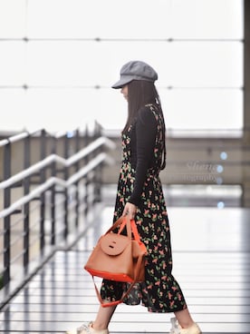 「Meli Melo（メリメロ）のアイテム」を使った、Emma wuさん（レディース・160cm）の冬コーディネート