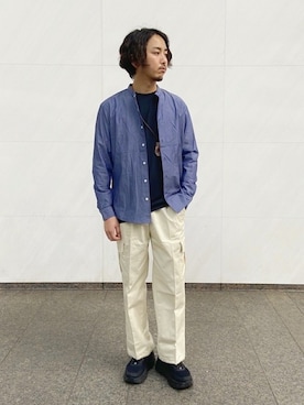 「417 EDIFICE」｜「アイテム（アクセサリー）」を使った、RYOさん（メンズ・175cm）の春コーディネート