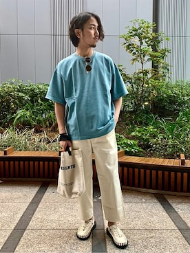「417 EDIFICE（フォーワンセブンエディフィス）のアイテム（財布/小物）」を使った、RYOさん（メンズ・175cm）の夏コーディネート