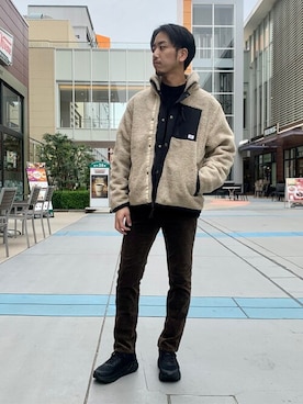 「417 EDIFICE（フォーワンセブンエディフィス）のアイテム（ブルゾン）」を使った、RYOさん（メンズ・175cm）の秋コーディネート