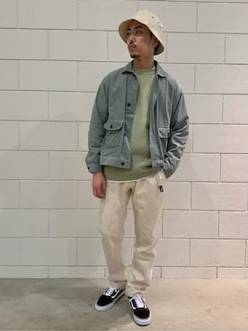 「417 EDIFICE（フォーワンセブンエディフィス）のアイテム（ブルゾン）」を使った、RYOさん（メンズ・175cm）の冬コーディネート