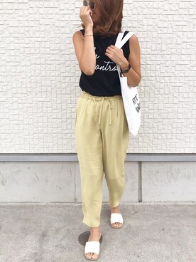 yu___k.7さん（レディース・165cm）の夏コーディネート