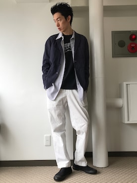 loupさん（メンズ・180cm）の春コーディネート