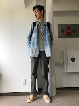 loupさん（メンズ・180cm）の春コーディネート