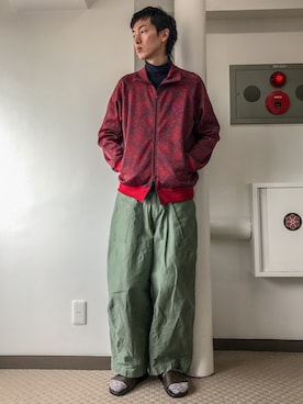 「LouisVuitton」｜「アイテム（ジャージ）」を使った、loupさん（メンズ・180cm）の冬コーディネート