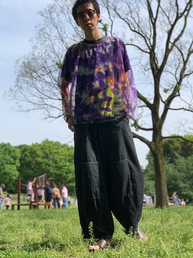 「INTERBREED」｜loupさん（メンズ・180cm）の春コーディネート