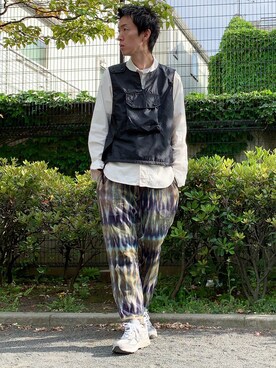 「INTERBREED」｜loupさん（メンズ・180cm）の春コーディネート